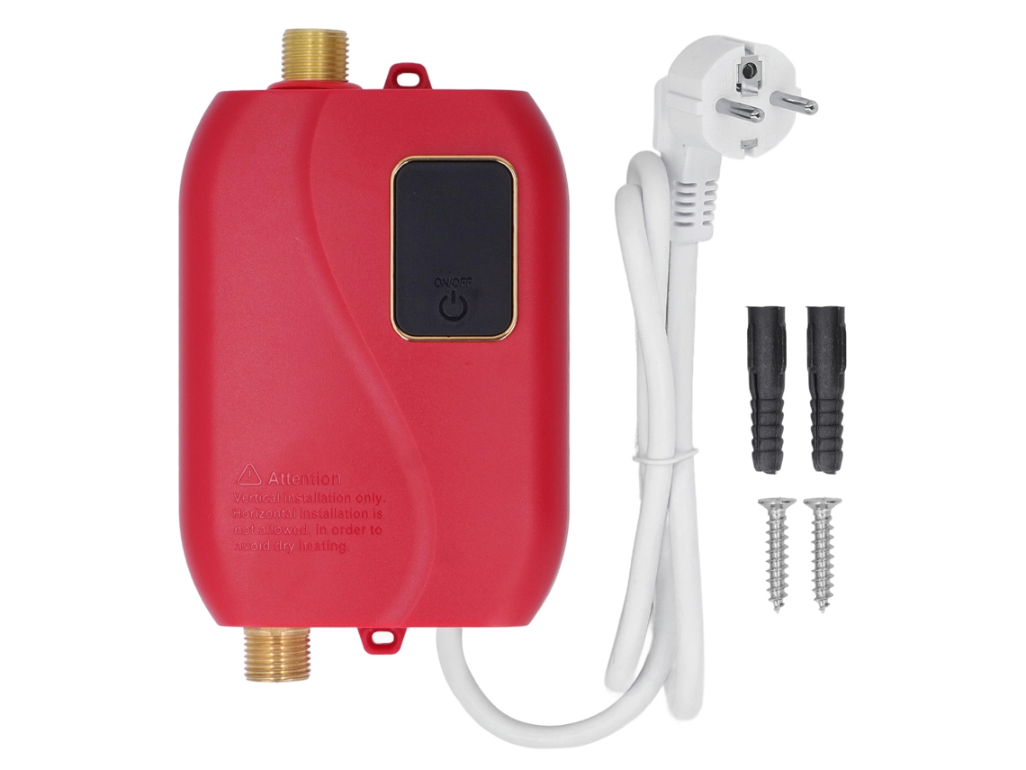 Mini Aquecedor Elétrico De Água Instantâneo 3500w Para Banheiro Cozinha Aquecimento Rápido