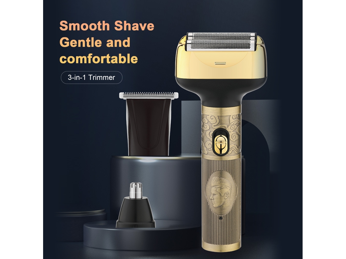 Recortador de vello nasal y recortador eléctrico de barba y cabello en Dourado