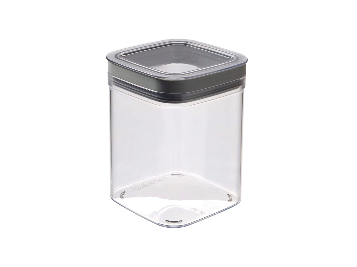 Tarro Hermético CURVER Dry Cube (1.8L - Gris - 11.8 x 11.8 x 19.7 - Resina)
