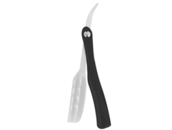 Portador De Cuchillas Para Afeitar Barba Antideslizante Herramienta Accesorio De Cuchilla De Afeitadora Facial Negro