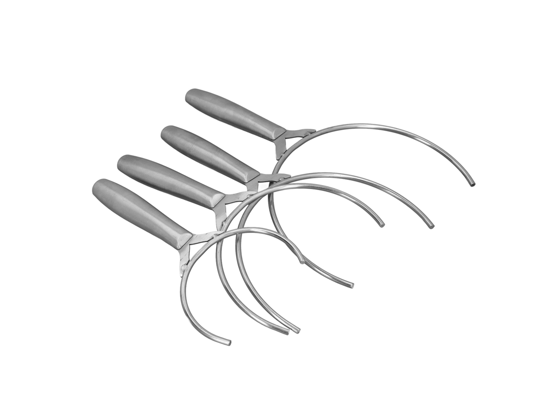 Juego De 4 Piezas De Pinzas Para Cuencos Y Platos De Acero Inoxidable - Antiquemaduras, Resistentes Al Calor, Cocina