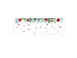 Adhesivo de pared Baok-Green Leaf con estampado floral para sala de estar y dormitorio Xh7212
