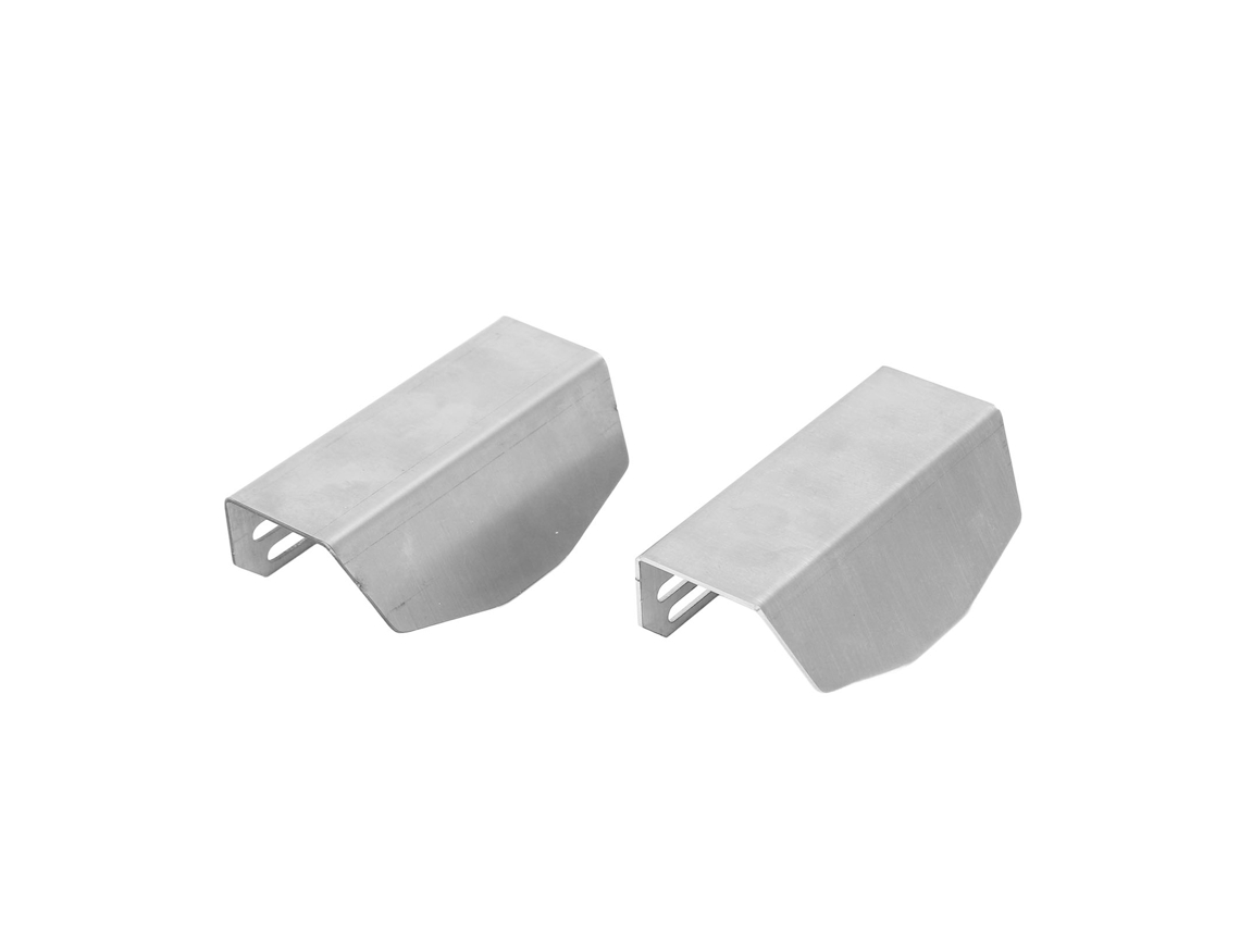2pcs Protetor De Chassi De Aço Inoxidável Para Carro Rc 1/10 1/8 Tamiya Hpl Xray