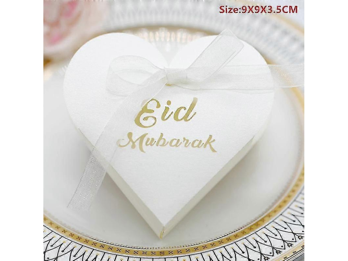 20 cajas de dulces para Eid Mubarak, recuerdos de Ramadán, regalos para Hajj Al Fitr y eventos musulmanes de Ramadán. Hengjian