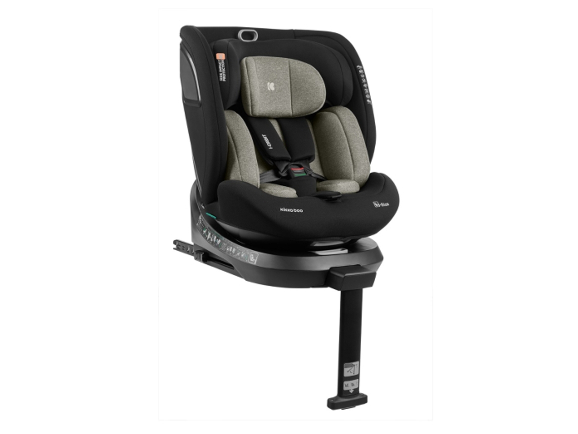 Silla de coche KIKKABOO 40-150 cm i-Orbit i-SIZE Verde Militar