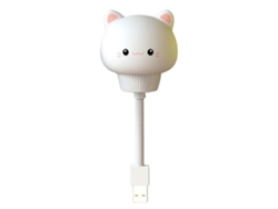 2026-luz Nocturna Infantil Led Usb Con Diseño De Animalito Cute Para Dormitorio Y Baño Gatito