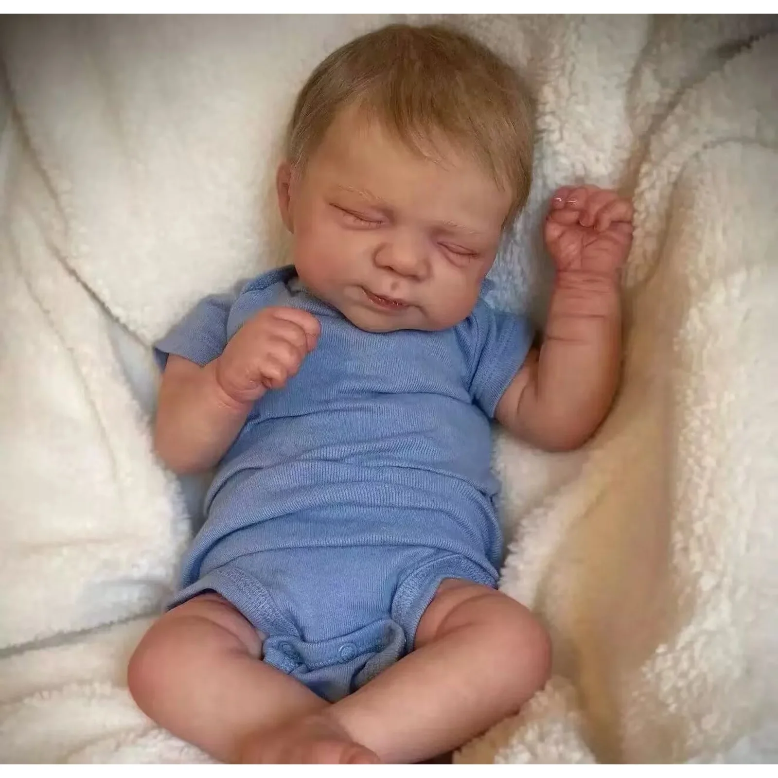 Muñeca Rebirth Prepintada De 19 Pulgadas, Juguete Para Niños