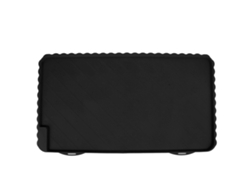 Tapete de silicona antiadherente reutilizable para barbacoa, tamaño extra grande, color negro