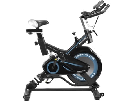 Bicicleta de Spinning  BEHUMAX Extreme Fit 2500 (102 x 50 x 117 cm - negro y azul)