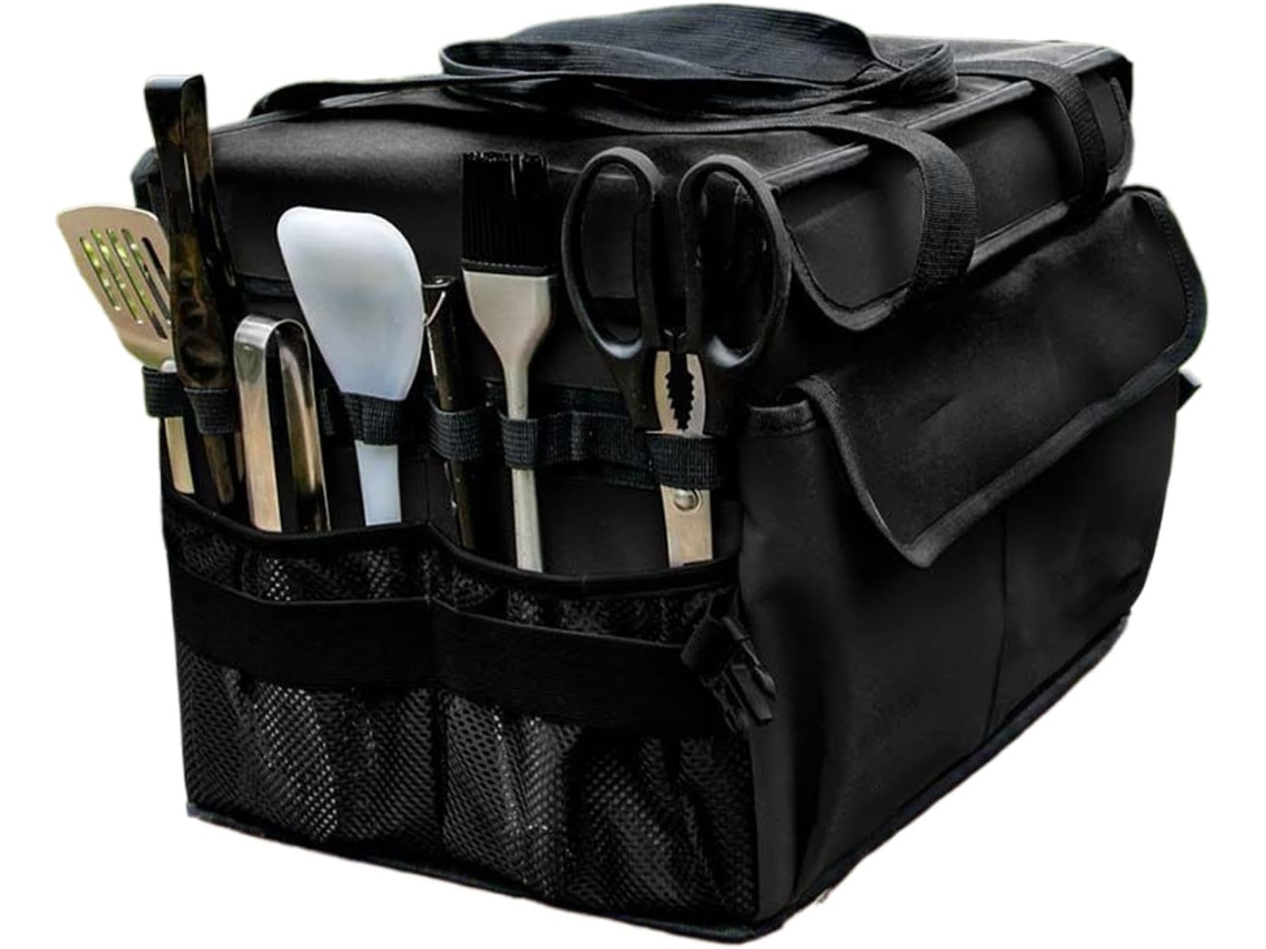 Sac De Rangement Pique-nique, À Outils Jardin 30 L Con Poches Latérales – Camping Poignées Para La ...