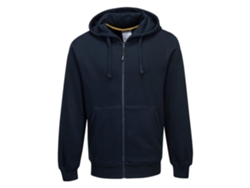 Sudadera con capucha color níquel: comodidad y estilo para el trabajo, azul marino oscuro / XXL