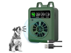 Dispositivo antiladridos ultrasónico GOKOCO con 4 niveles de sensibilidad, recargable para perros.