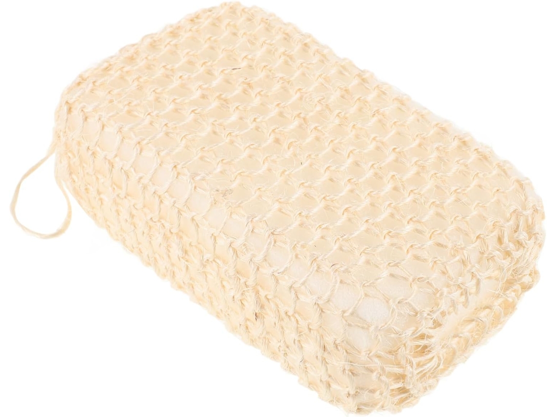 Bola de baño exfoliante de sisal natural para ducha y spa, limpieza suave y profunda de la piel, Reu Gokoco