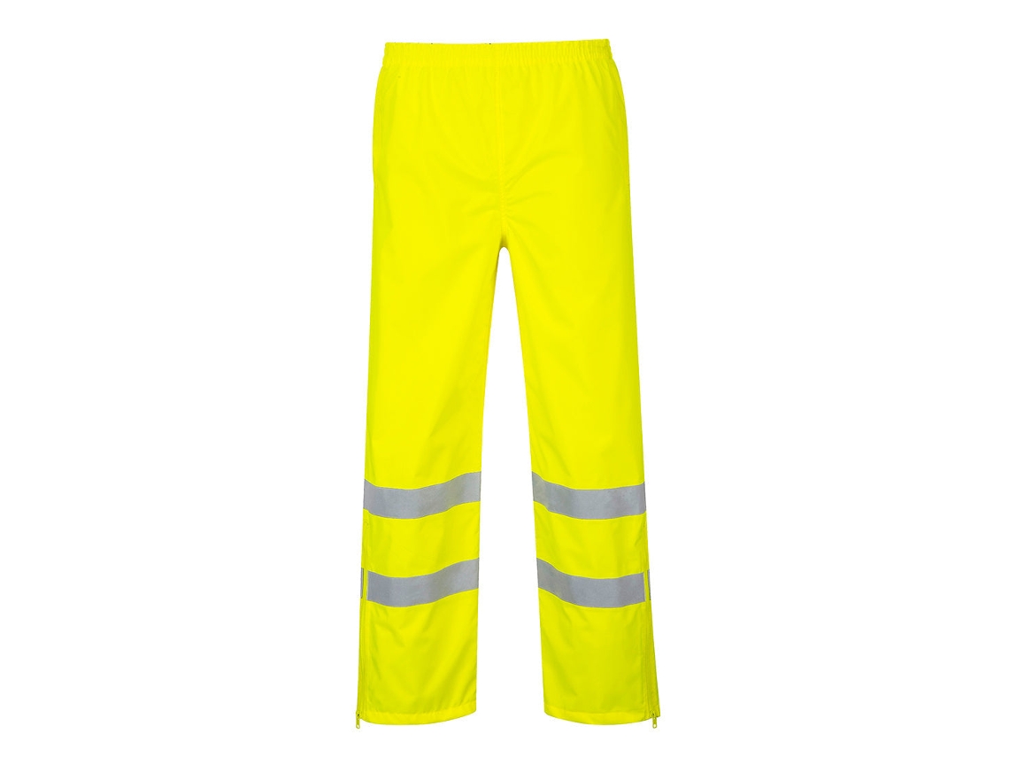 Pantalones De Alta Visibilidad Transpirables Rain Amarillo / Xxl