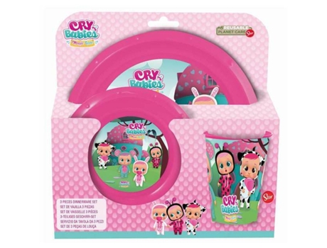 Pícnic IMC Toys Cry Babies Rosa Playset