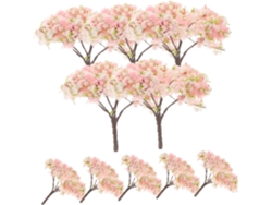 20 Piezas De Mini Flores Artificiales De Cerezo En Flor Para Decoración De Centros De Mesa Y Paisajes.