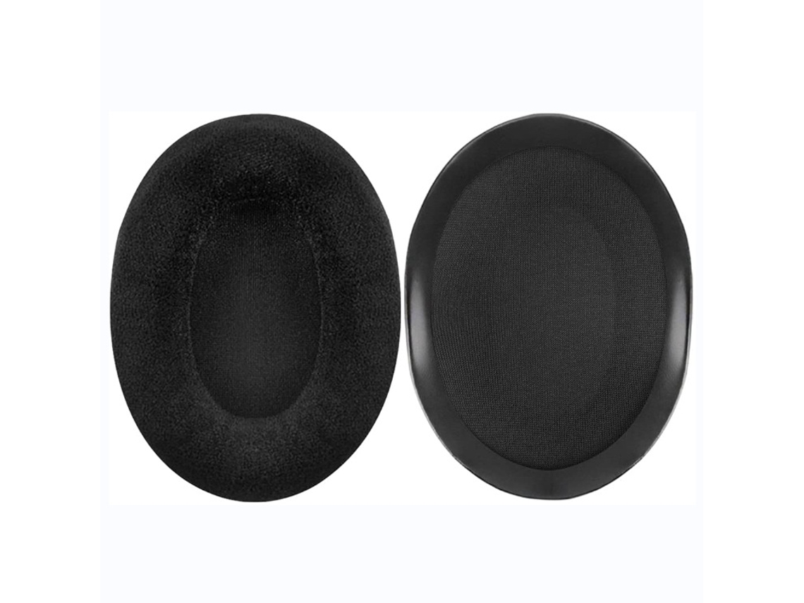 Compatible con almohadillas HyperX Kingston Cloud Silver II, tela de terciopelo negro, unidad Chennnls