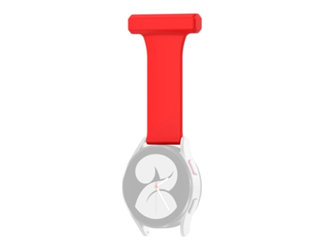 Correa de Silicona estilo pasador 22mm para Samsung Galaxy Watch4 40mm/44mm/Watch4 Classic 42mm/46mm - tinto