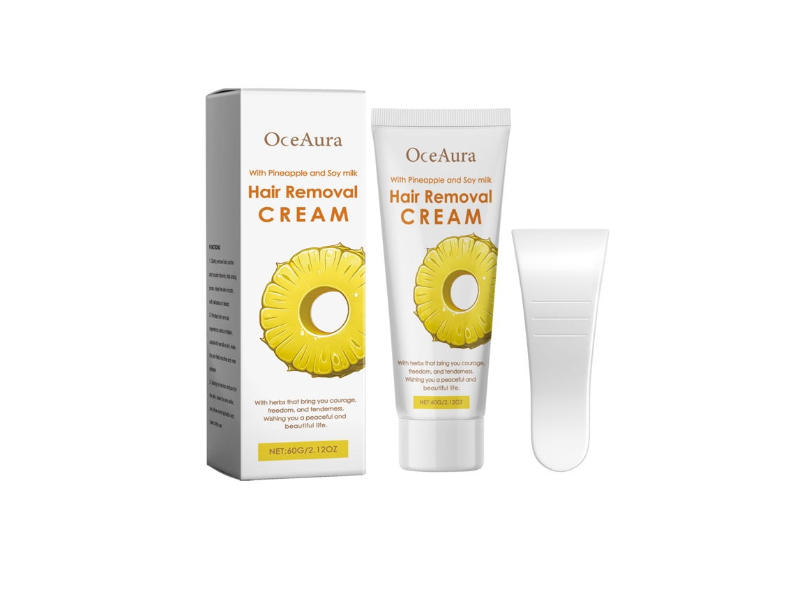 Crema depilatoria eficaz a base de soja