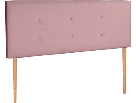 Cabecero DHOME con Patas (Rosa - Polipiel - 160 x 5 x 105 cm)