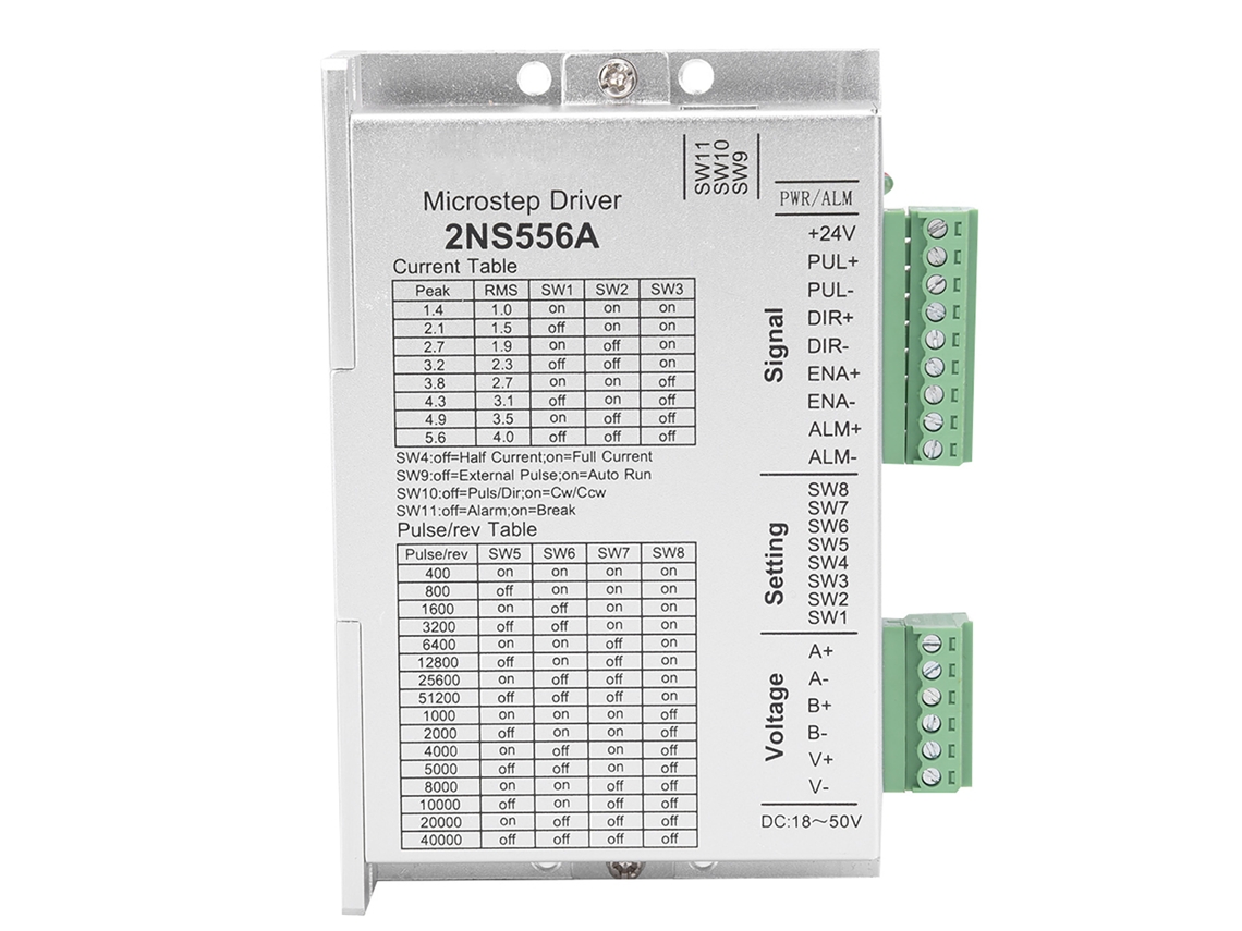 Driver De Motor De Passo De 2 Fases Nema23 Com Processamento Digital De Sinal De 32 Bits 2ns556a