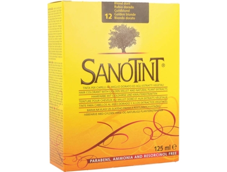 Tinte de Cabello SANOTINT 12 Rubio Dorado (125 ml)