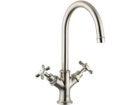 Mezclador de lavabo de 2 mandos 210 juego de desag&uumle automático HANSGROHE 231 x 255 x 465