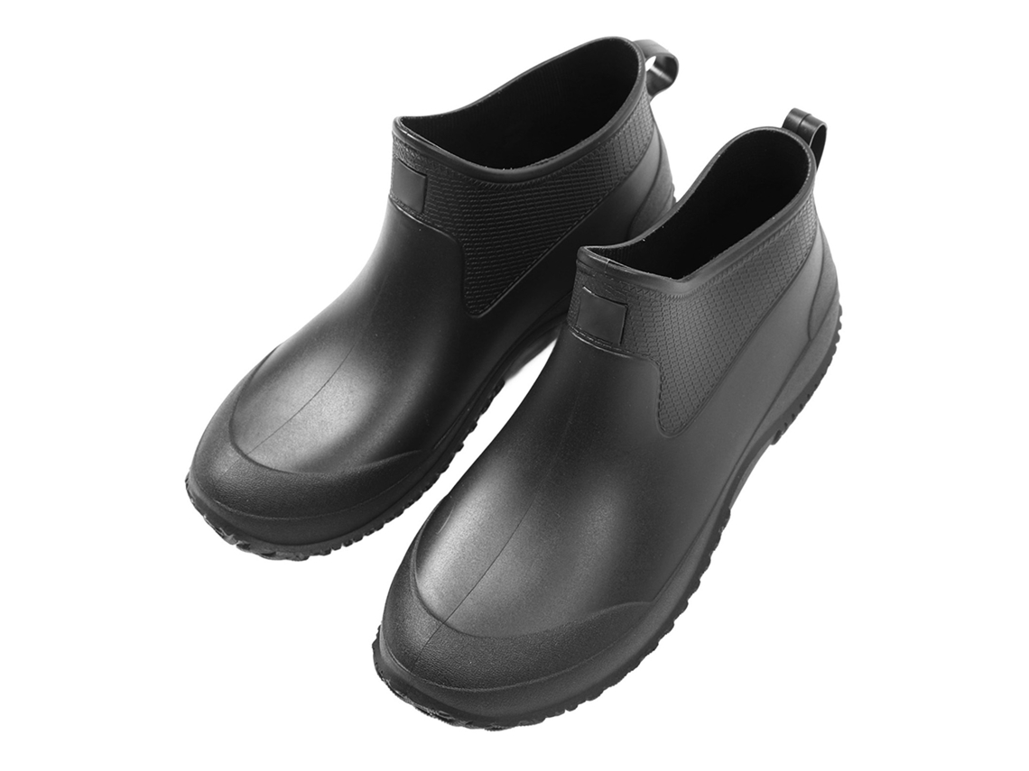 Zapatos De Lluvia Impermeables Antideslizantes De Caña Corta Para Hombre, Ideales Para Lavar El Coche Y Actividades Al Aire Libre.