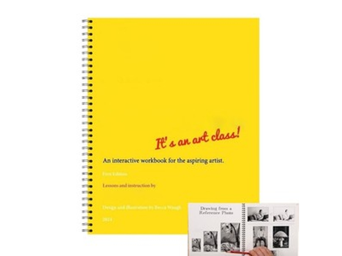 Esto no es un cuaderno de bocetos, es un cuaderno de ejercicios interactivo para artistas aspirantes.