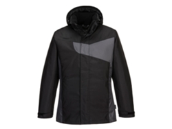 Chaqueta de invierno PW2: Elegancia y protección en climas fríos. Negro/Rojo / XXXL
