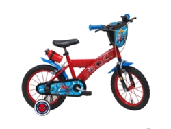 Bicicleta para niños UVEA Lda Spiderman (Rojo - 49x97X68cm - 14'')