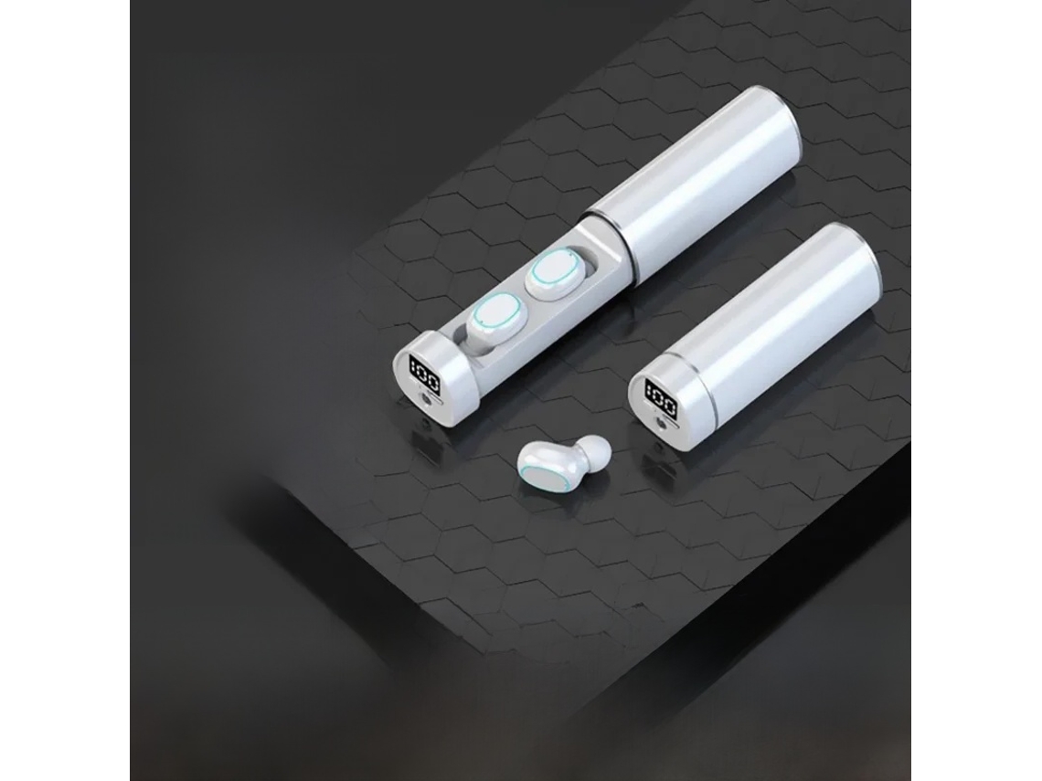 (blanco) Auriculares Para Juegos, Conectividad Inalámbrica, Linterna, Control De Volumen Y Cancelación De Ruido.