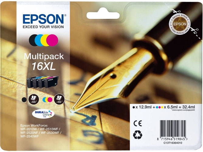 Cartucho de Tinta EPSON Multipack - 16XL