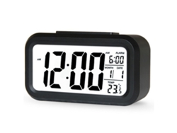 2026-reloj Despertador Electrónico Led Digital Inteligente Recargable Luminoso Para Estudiantes Niños Regalo Innovador Negro