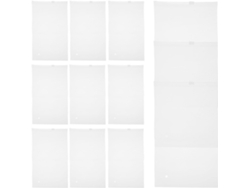 Paquete De 50 Bolsas Transparentes De Pe Con Cremallera Para Guardar Trajes De Baño.