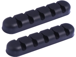 Paquete De 2 Soportes Autoadhesivos Para Cables Para Organizador De Escritorio