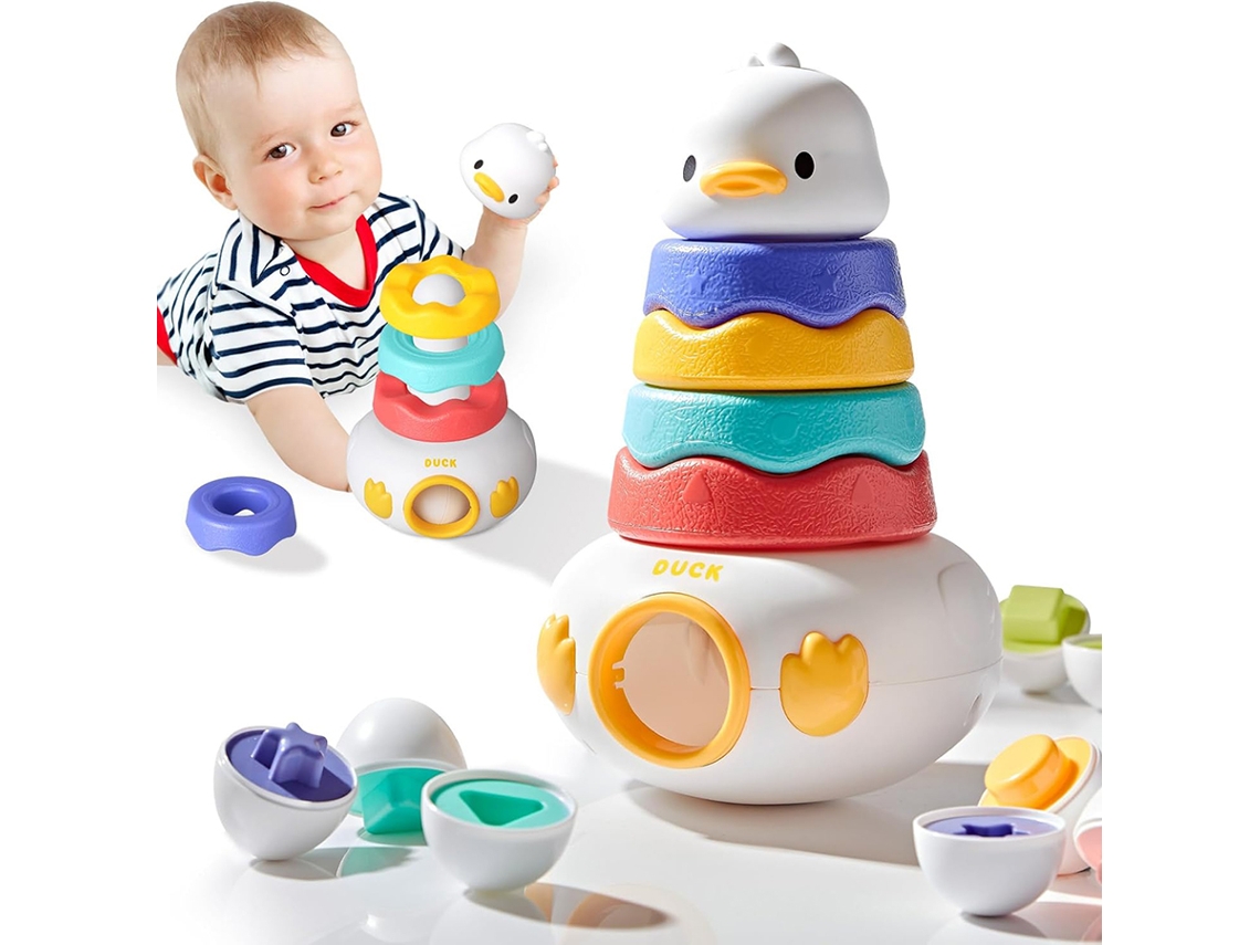 Juguete de anillos apilables para bebé - Digitallab Montessori Toys