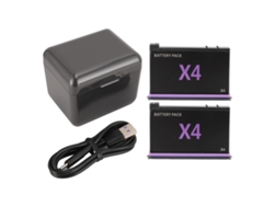 Cargador De Baterías Para X4 - Hub De Carga De Baterías Reemplazable Para Cámara X4