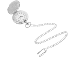 Reloj Bolsillo Mecánico Cuerda Manual Cadena Hombre Mujer Diseño Vintage Números Arábigos