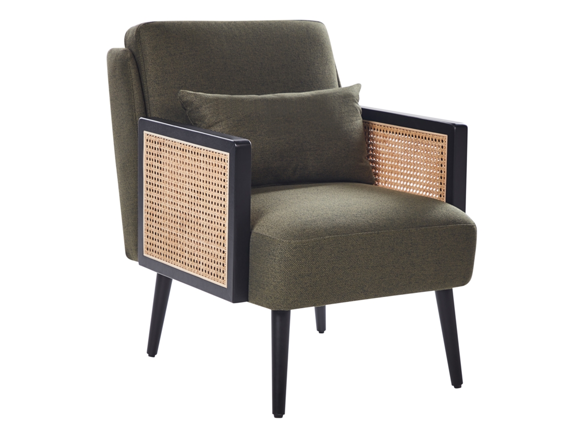 Sillón BELIANI Orum de Poliéster Verde 65x78x80