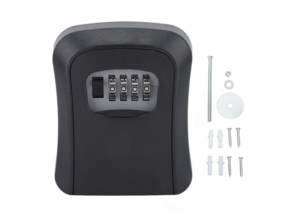 Caja De Seguridad Para Llaves Con 5 Llaves, Resistente Al Agua Para Uso Interior Y Exterior.