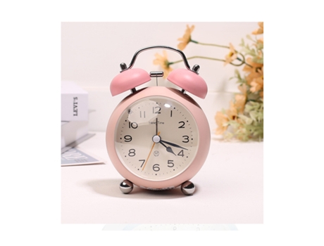 Alarma de mesita de noche convexa de 3 pulgadas, reloj despertador silencioso para niña, reloj personalizado con luz nocturna, reloj Boutique para ...