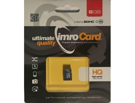 Tarjeta de memoria Imro 10/8G 8 Gb Microsdhc Clase 10