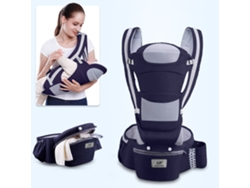 Portabebés ajustable multifuncional, diseño ligero para bebés de 0 a 48 meses, azul oscuro Gertiz