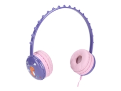 Auriculares Infantiles Con Micrófono, Diadema Ajustable, Jack De 3.5 Mm, Auriculares Con Cable De Dinosaurio