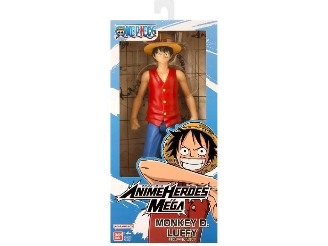 Figura de Luffy de One Piece de BANDAI NAMCO Anime Heroes Mega 38331 de 30 cm