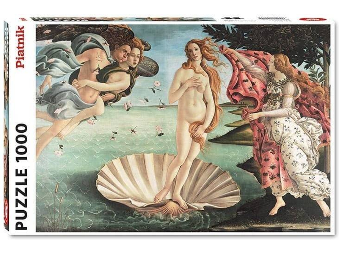 Puzzle PIATNIK Botticelli: The Birth of Venus (Edad Mínima: 8 Años - 1000 Piezas)