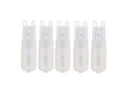 5 Bombillas Led G9 Regulables De Alta Reproducción Cromática, 22 Led, 220 V, Para Iluminación De Exteriores.