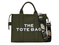 2026-bolsa De Lona Para Mujer, Bolso Casual De Lona Bandolera Con Cremallera (verde)