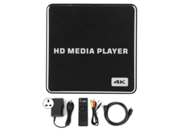 Caja multimedia USB (reproduce 1080p, 4k)